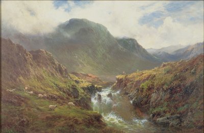 Die Wasserfälle von Foyers von Alfred de Breanski